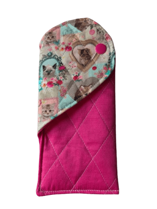 Etui à lunettes coeur