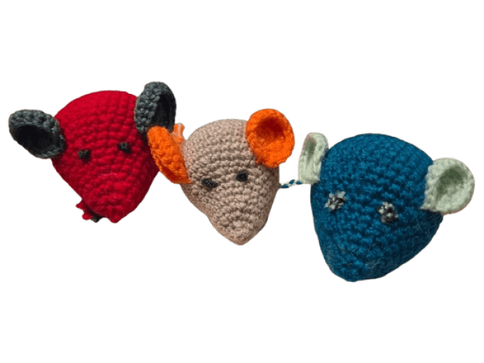 Souris au crochet